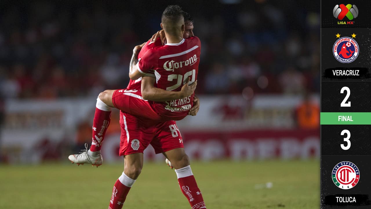 Un inspirado Sambueza lideró al Toluca para llevarse la victoria sobre el final