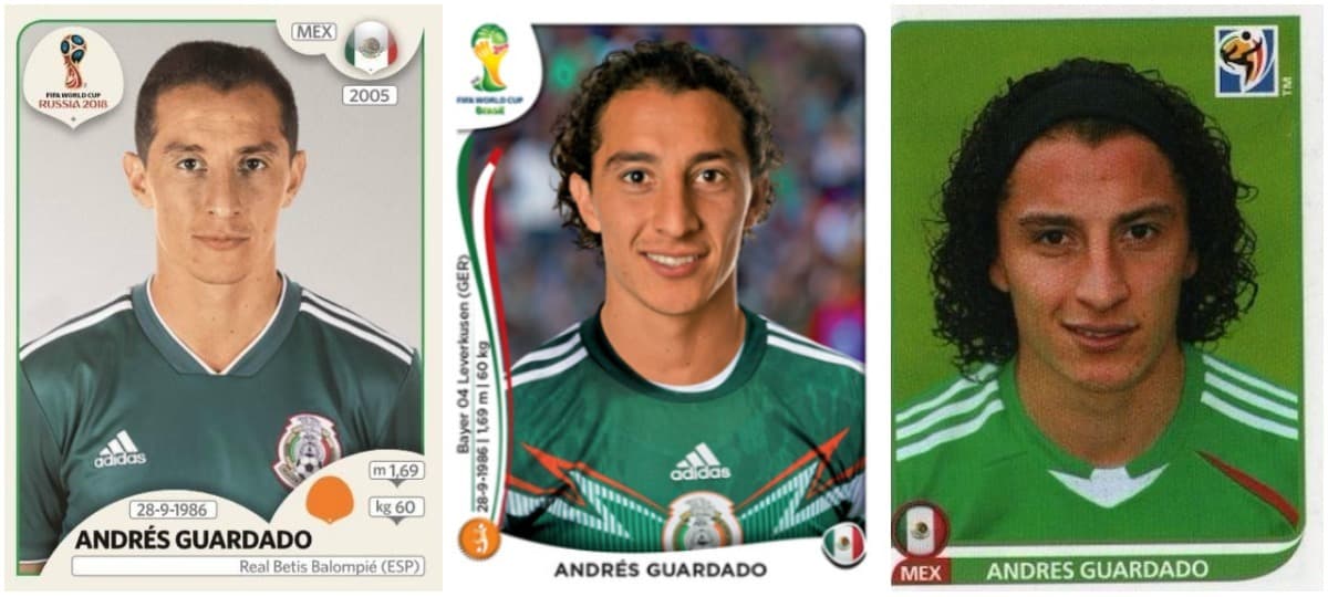 Andrés Guardado - Rusia 2018 / Brasil 2014 / Sudáfrica 2010