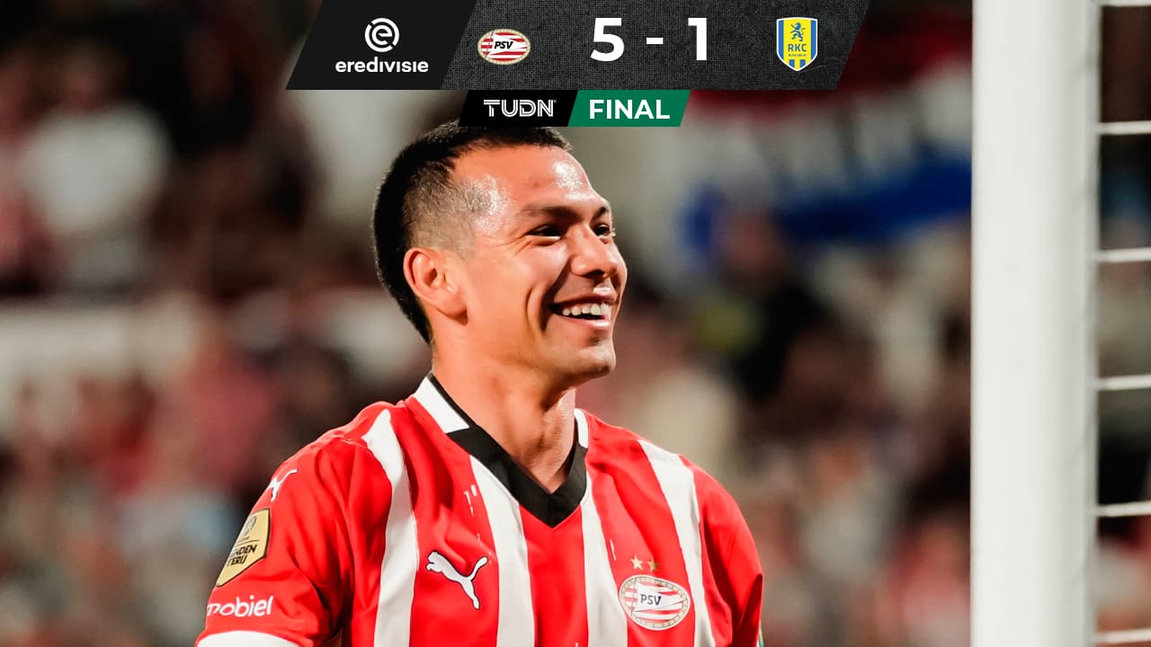 Efecto 'Chucky' Lozano en PSV: Doblete en 7 minutos tras entrar de cambio