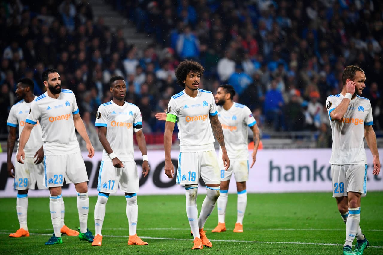 La debilidad de Marsella quedó en evidencia al descanso, ya sin su figura en cancha.