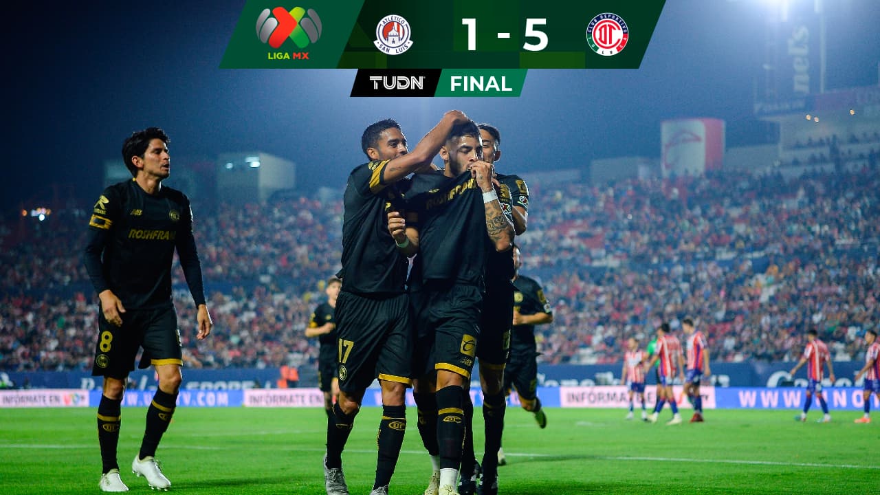 Toluca pasea al San Luis y sella pase directo a Cuartos de Final