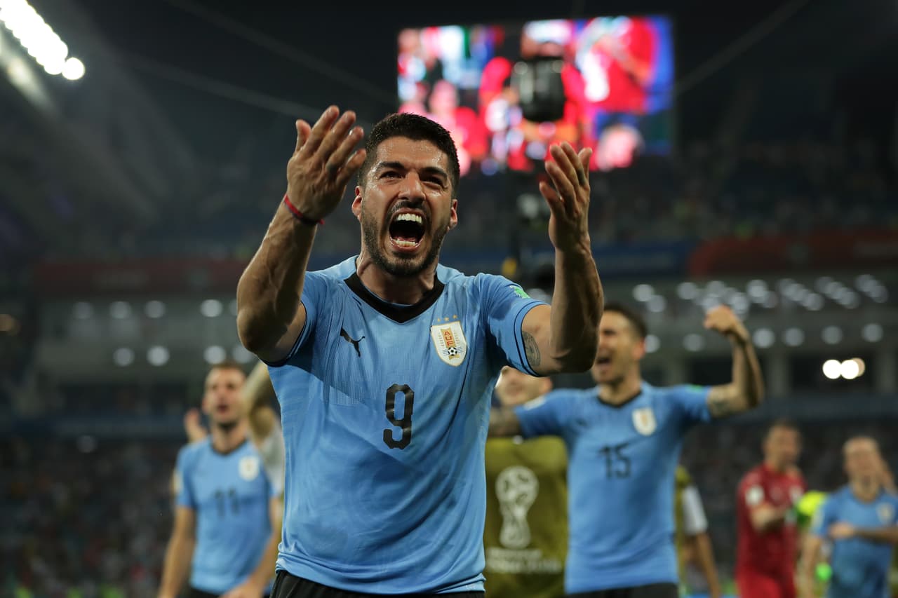 Luis Suárez: fue uno de los héroes de Uruguay, que fue quinta y la mejor selección de sudamérica, en el Mundial de Rusia.