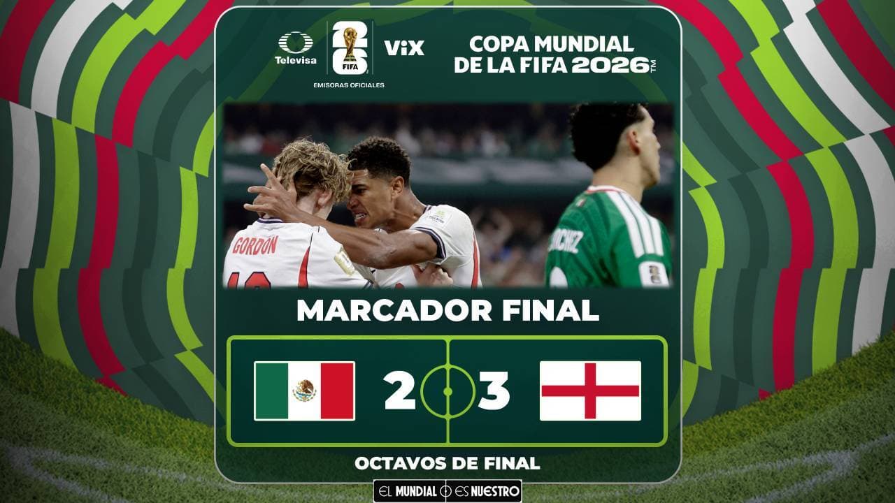 Resumen | México vs. Inglaterra: Se acabó el sueño de México, Inglaterra los elimina