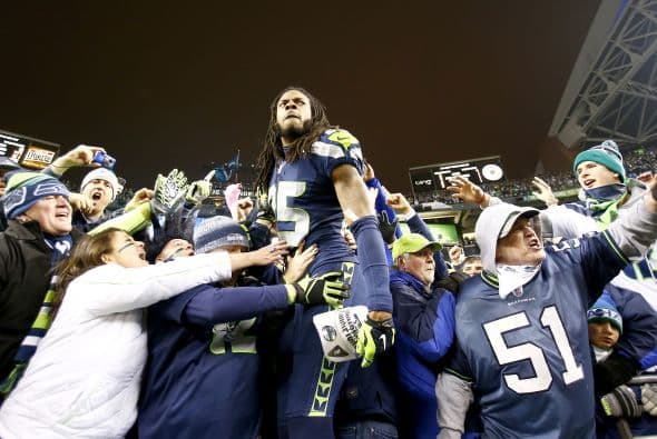 La afición de los Seahawks aclaman a su esquinero estrella, Richard Sherman, y estas imágenes demuestran el por qué. Disfruta lo mejor de él en la temporada 2013.