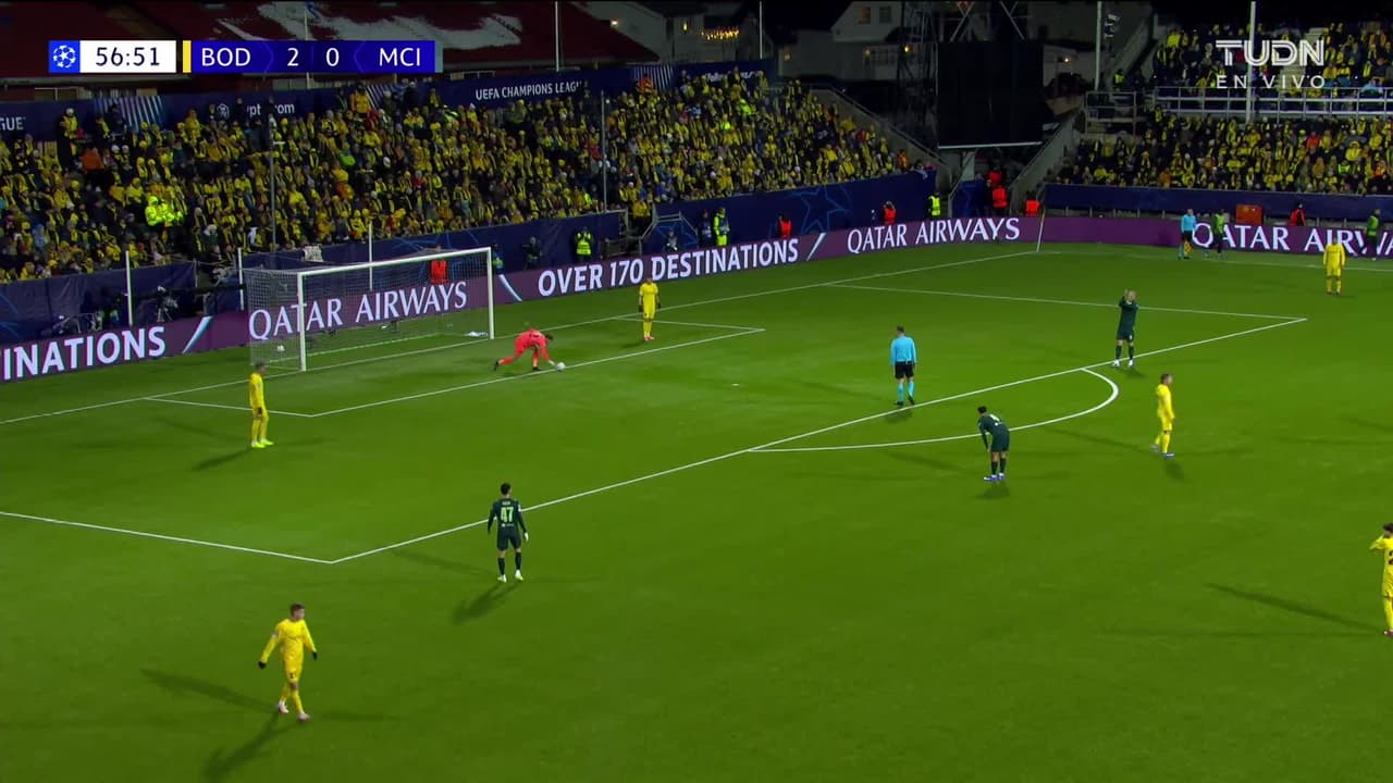 ¡GOL!  anota para Bodø/Glimt. Jens Petter Hauge