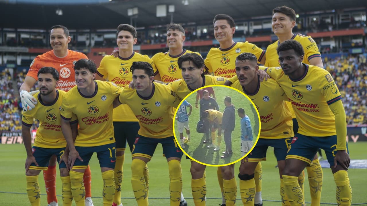 América tiene sensible baja por lesión en el 1T ante Pachuca