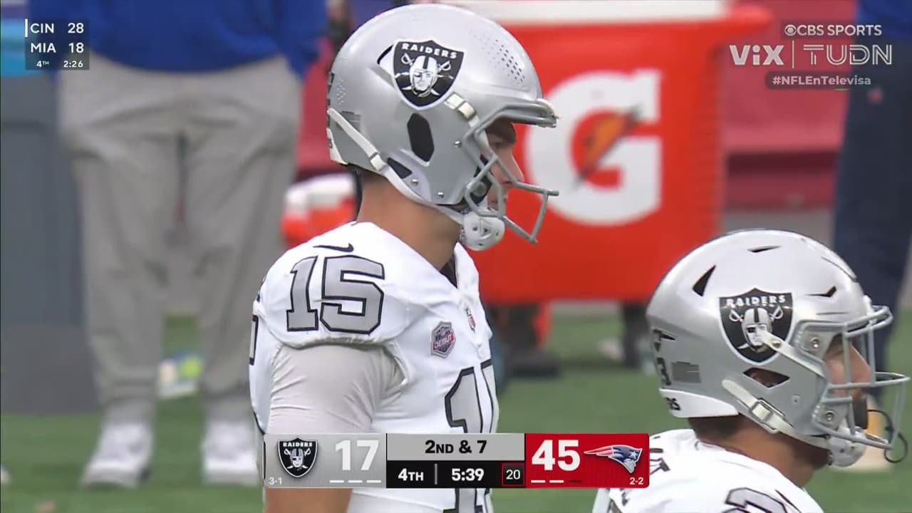 Fernando Mendoza debuta en la NFL: Así fue su primera serie ofensiva