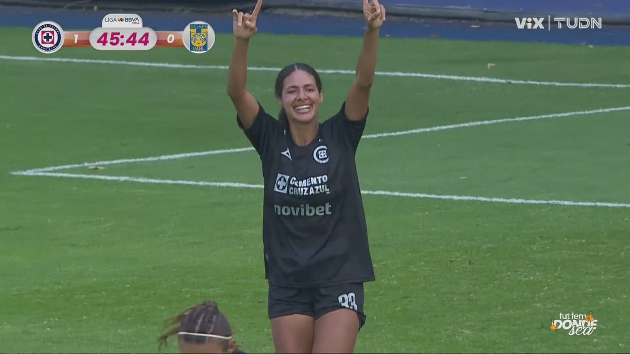 ¡La Máquina pita en la Noria! Aerial Chavarín pone el 1-0 de Cruz Azul