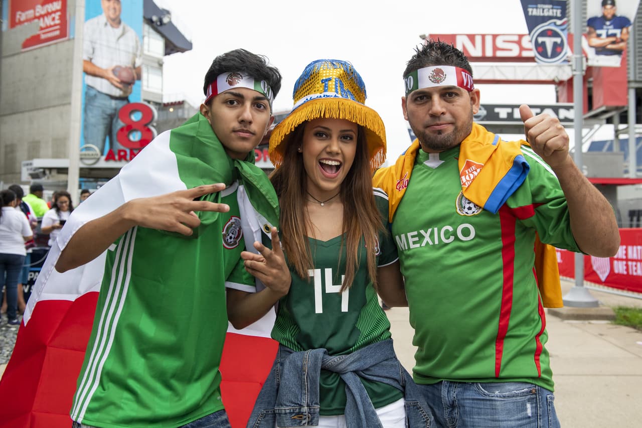 Foto de accion del partido Estados Unidos vs Mexico correspondiente a la Fecha FIFA celebrado en el estadio Nissan en Nashville, Tennessee. Action photo of the United States vs Mexico match corresponding to the FIFA Date held at the Nissan Stadium in Nashville, Tennessee. EN LA FOTO: