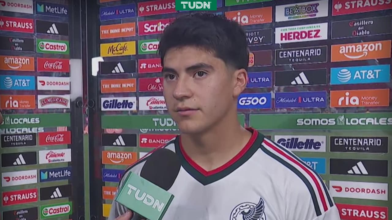 Obed Vargas confía en el proceso de México con Rafa Márquez
