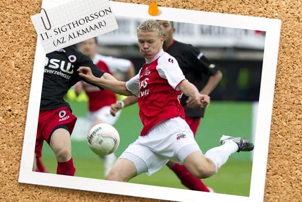 Finalmente, puede no ser tan famoso, pero sí contundente. El islandés Kolbeinn Sigthorsson hizo ni más ni menos que cinco goles en el triunfo del AZ Alkmaar en la Eredivisie.