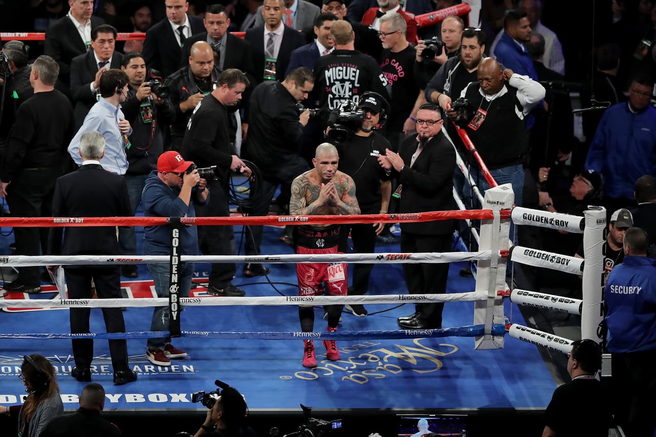 Precisamente, Cotto le agradeció a los presentes por su apoyo durante su carrera profesional.