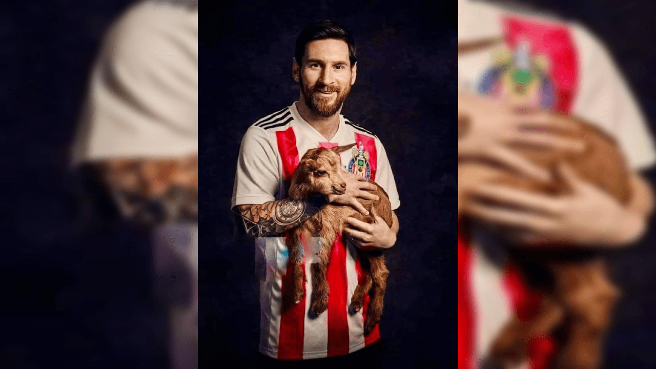Messi con las Chivas de Guadalajara