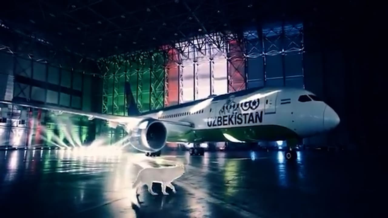 Así presentó Uzbekistán Airways el avión que lleva a su selección al Mundial 2026