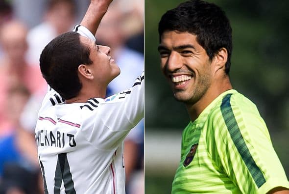 Afuera del campo también habrá duelos. Seguramente sentados de principio en el banco estarán con el gatillo listo Luis Suárez y Javier ‘Chicharito’ Hernández. El uruguayo espera hacer su ansiado debut tras la suspensión por el mordisco del Mundial. ‘Chicharito’ ya ha visto varios minutos y ha demostrado su oportunismo. En un choque que promete tener muchos goles, ambos estarán en la recamara porque pueden ser necesarios para crear desequilibrio.