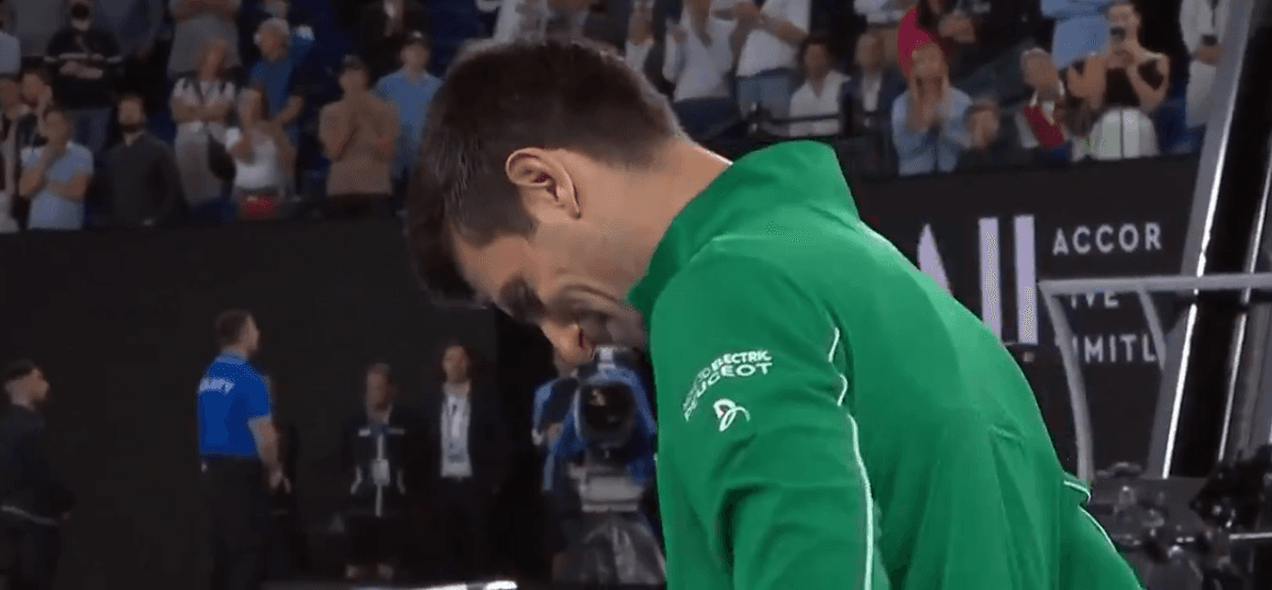 Djokovic rompe en llanto al recordar a Kobe Bryant