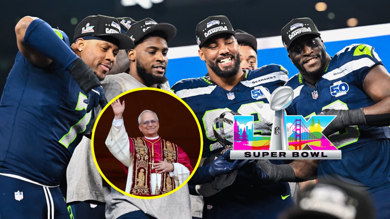 El Papa 'ayuda' por tercera vez a Seattle Seahawks a llegar al Super Bowl