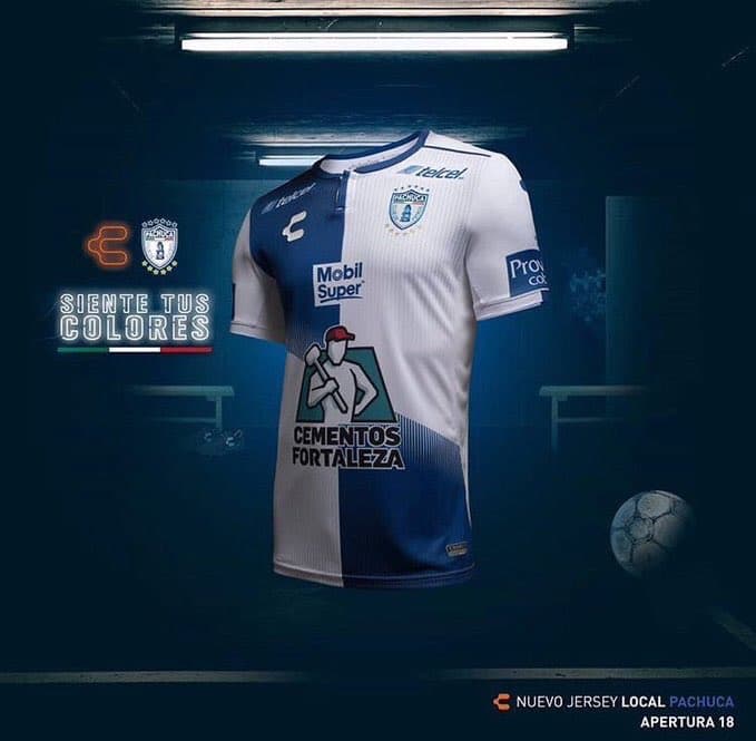 Jersey local del Club Pachuca 2018/19.