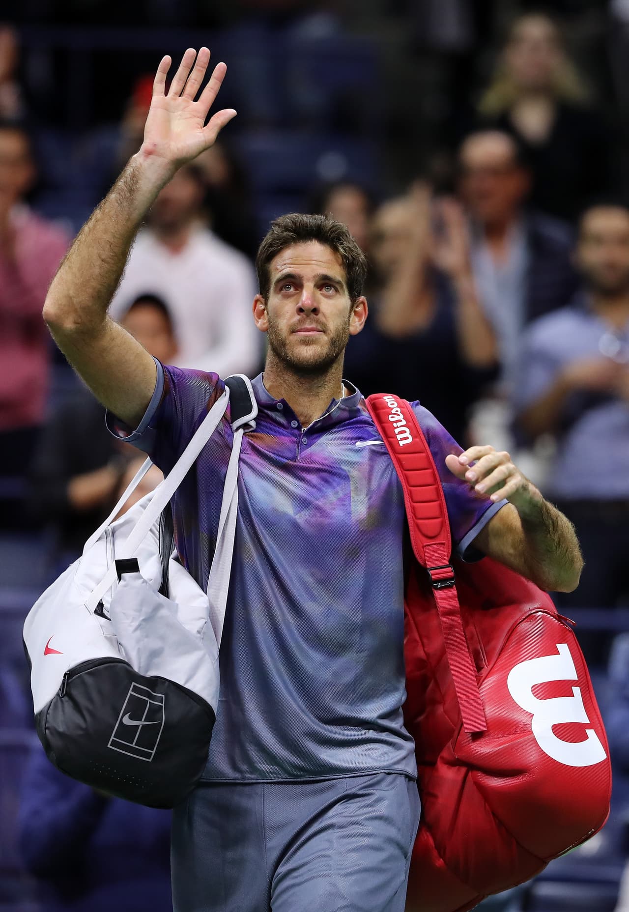 Actualmente en la posición 28 del mundo, Juan Martín del Potro disputó su cuarta semifinal de Grand Slam y la primera desde Wimbledon en 2013.