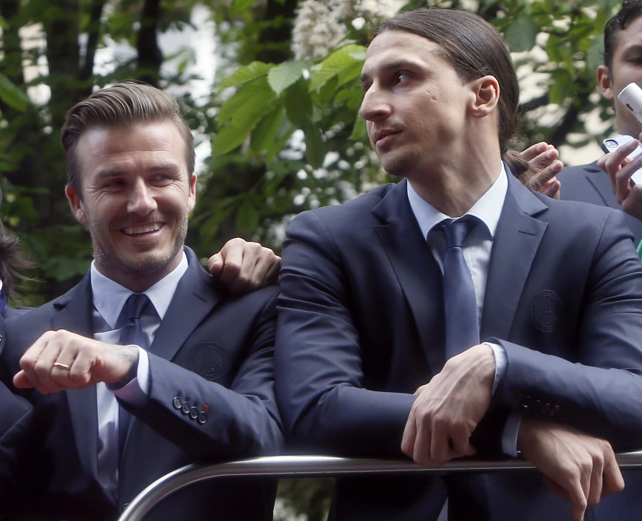 David Beckham quisiera sumar a Ibrahimovic para su equipo en Miami.