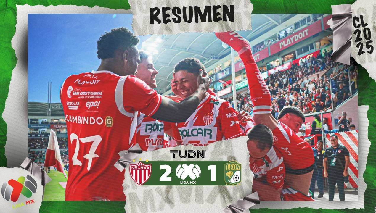 Resumen | Necaxa descalabra a León que expone el liderato del torneo