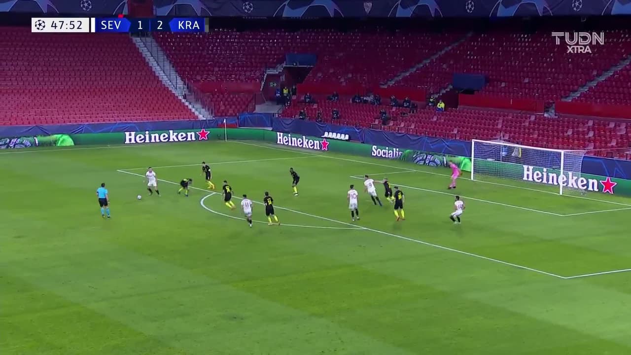 ¡TIRO ATAJADO! disparo por Óscar Rodríguez.