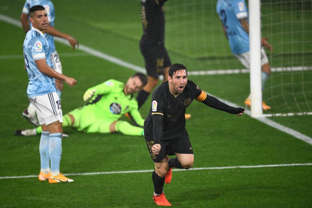 Messi y el Barcelona golean al Celta en La Liga | Ansu Fati, Messi y Sergi Roberto marcaron para el abultado marcador; Araujo tuvo minutos de juego.
