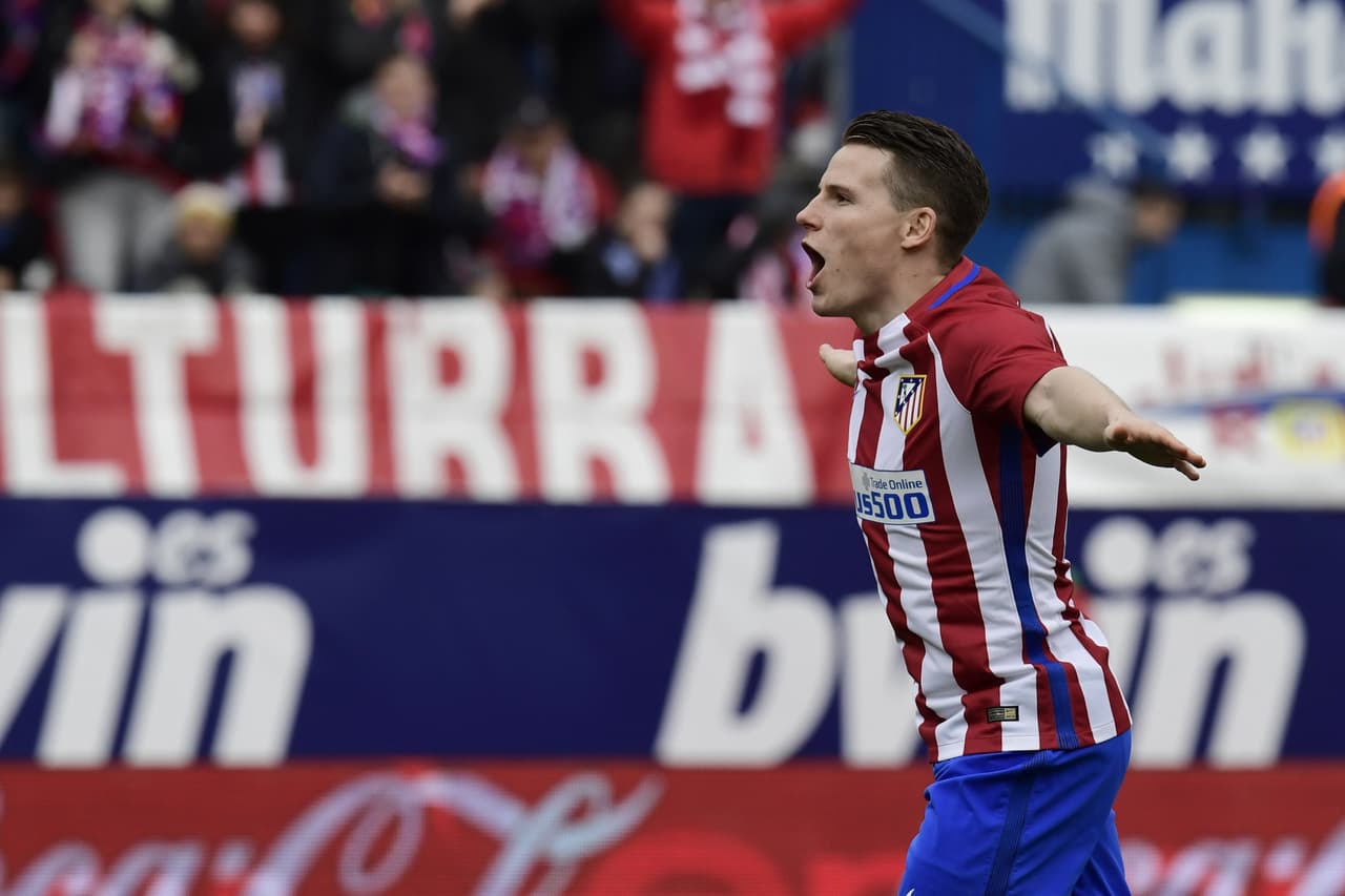 El francés Kevin Gameiro, delantero de Atlético de Madrid.
