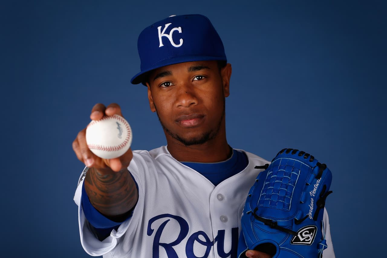 El lanzador dominicano Yordano Ventura fue uno de los pilares en la consecución del título de la Serie Mundial en 2015 de los Kansas City Royals.