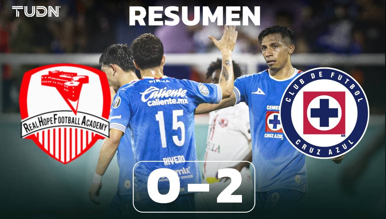 Resumen | Cruz Azul derrota sin problema al Real Hope