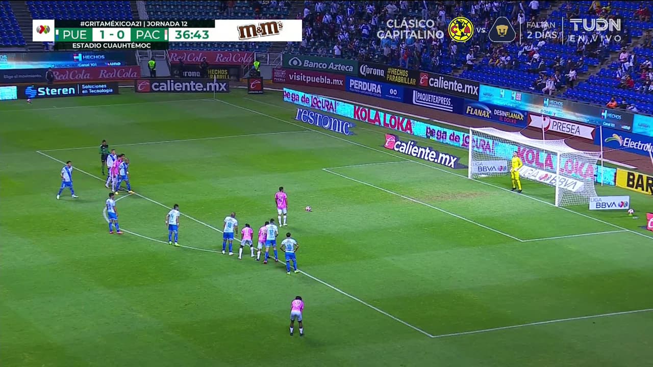 ¡GOL!  anota para Pachuca. Luis Chávez