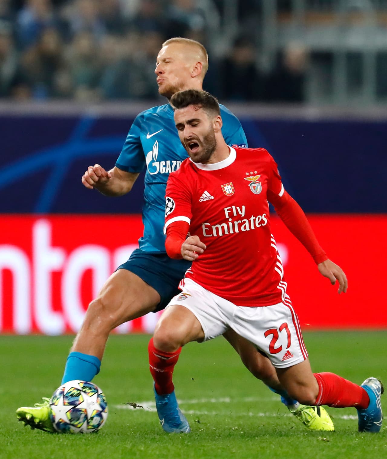 Por parte del cuadro local anotaron Artem Dzyuba, Sardar Azmoun mas un autogol de Rúben Dias, por parte del benfica anotó Raúl de Tomás.