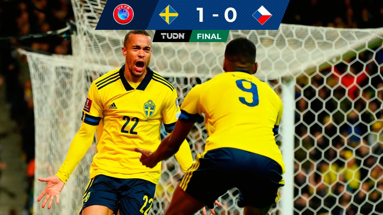 Suecia 1-0 República Checa Repechaje UEFA: Jugadas, goles y resultado