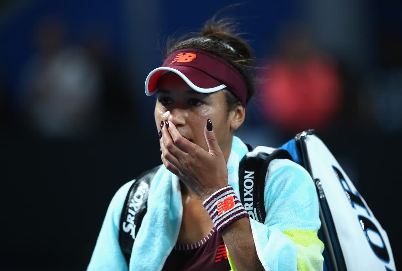 La británica Heather Watson fue una de las que se vio sorprendida en la primera ronda con su derrota contra Yulia Putinseva con parciales 7-5, 7-6 (6).