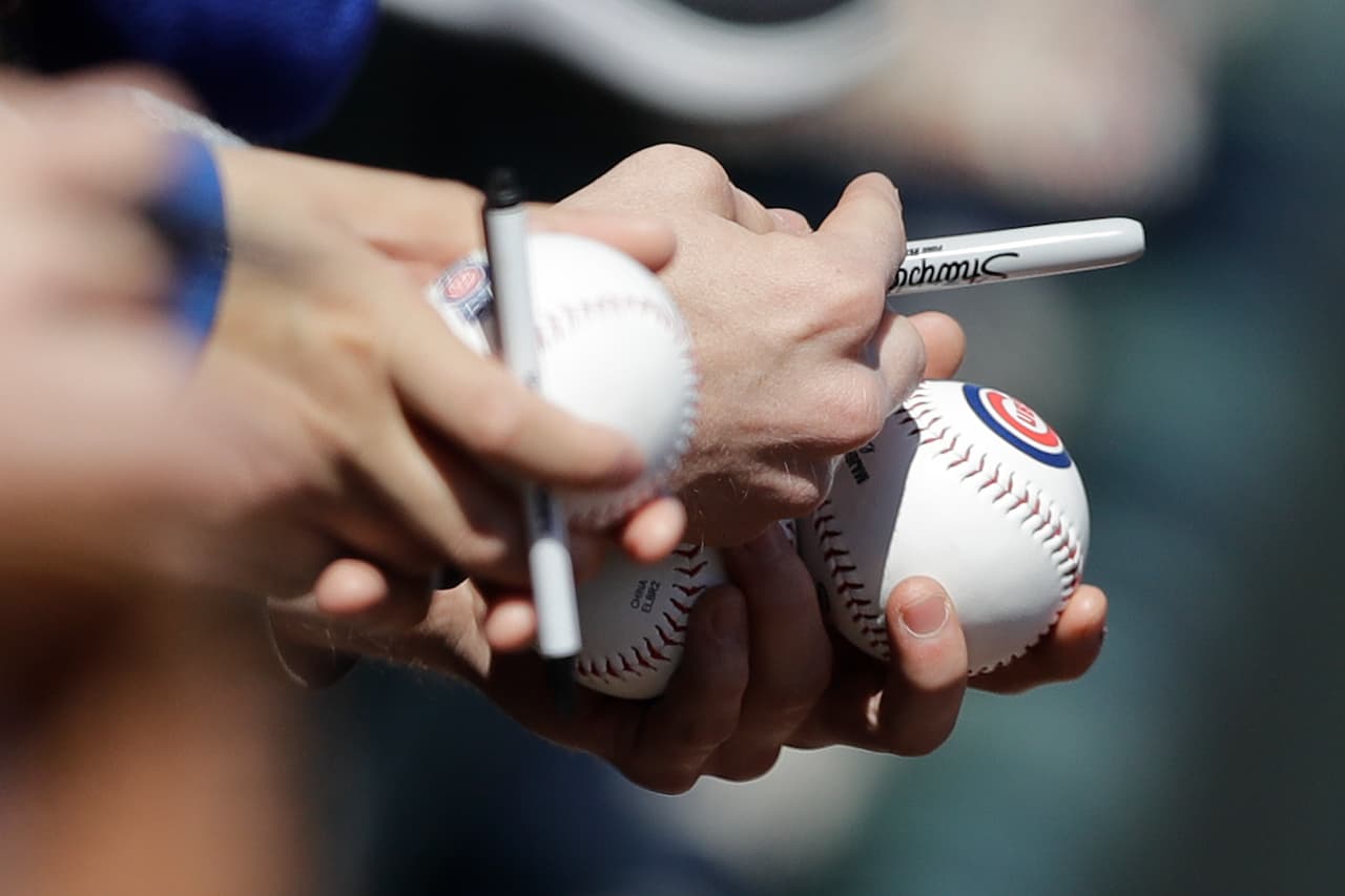 La ilusión de los fanáticos es que sus jugadores favoritos le brinden un autógrafo.