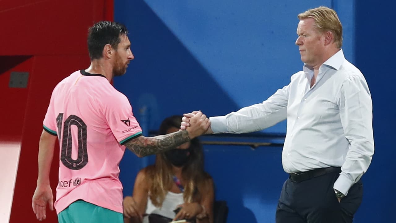 Koeman tiene claro que Messi se irá al final de temporada