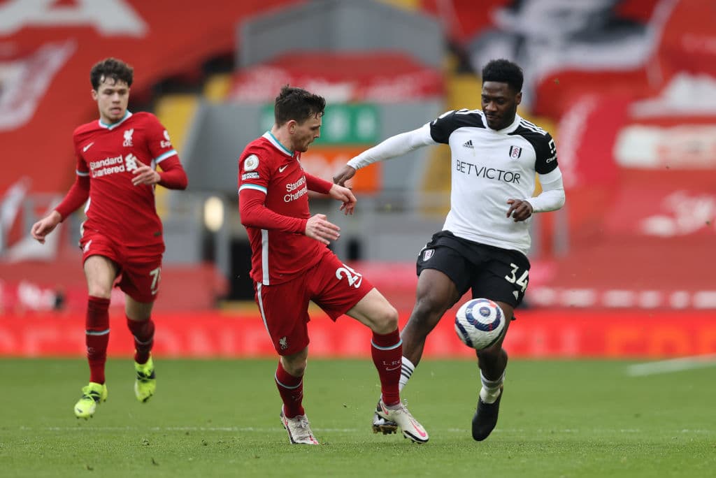 Por la mínima y en casa, el Liverpool ve la derrota ante el Fulham con gol de Mario Lemina. Con esta derrota, los de Klopp pierden tres puntos y suman ya seis partidos sin ganar como locales y así complican más sus opciones en puestos europeos.
