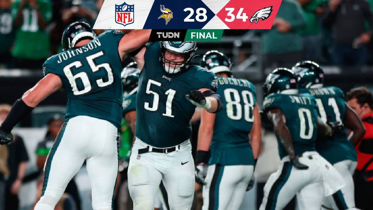 Philadelphia sufre de más, pero vence a los Vikings en la Semana 2