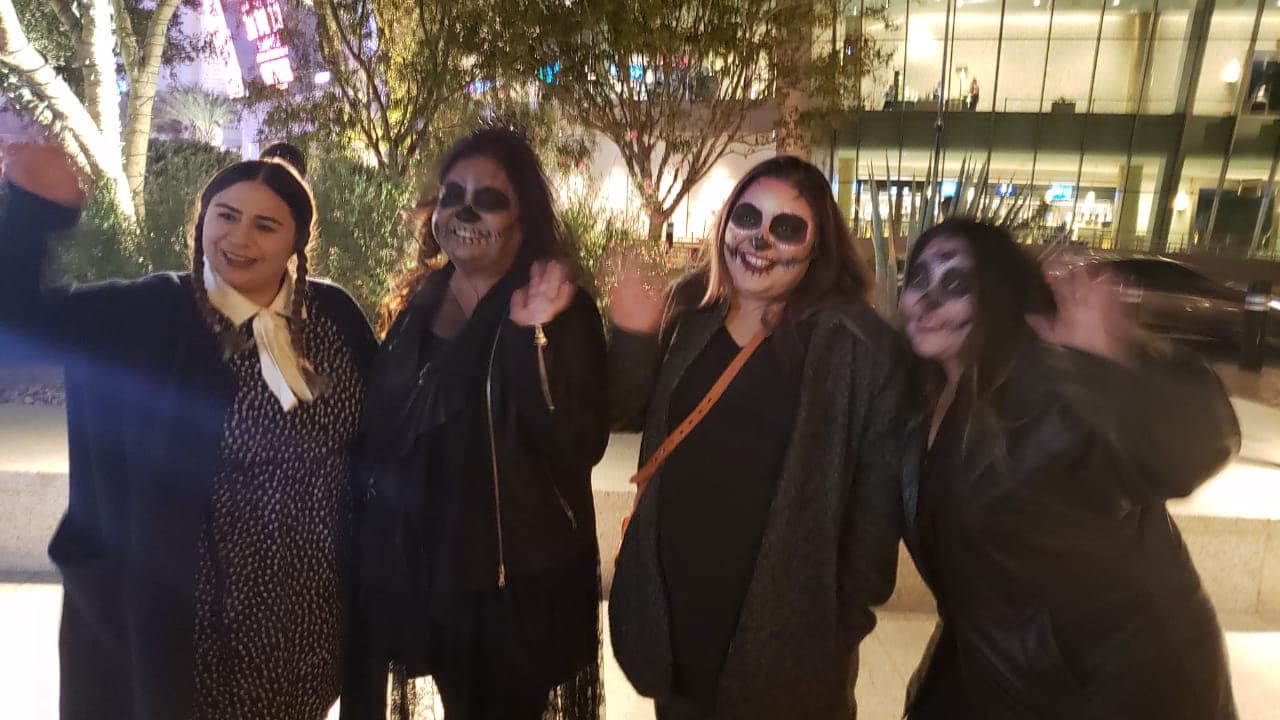 Así se vive la celebración de Halloween en Las Vegas en la semana de la pelea entre el 'Canelo' Álvarez y Kovalev.