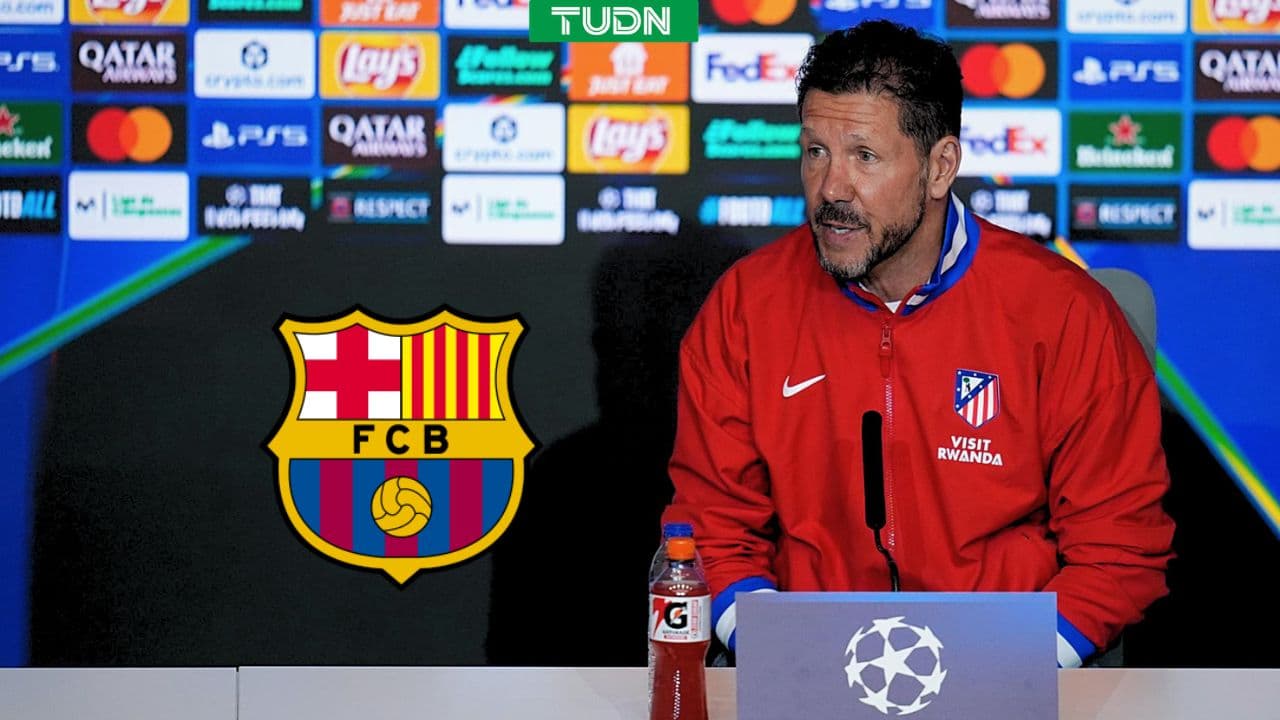 Diego Simeone asegura que Atlético enfrentará al Barcelona con fe y seguridad