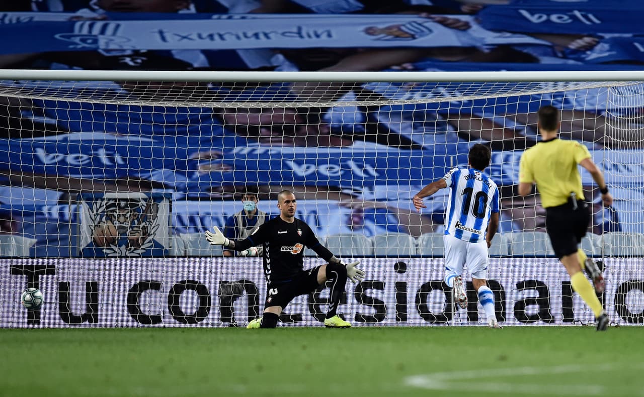 En la parte complementaria apareció Mikel Oyarzabal de la Real Sociedad para empatar el cotejo al 61'.