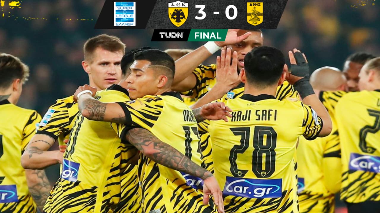 ¡Gol de Orbelín Pineda! El mexicano da el liderato al AEK en Grecia