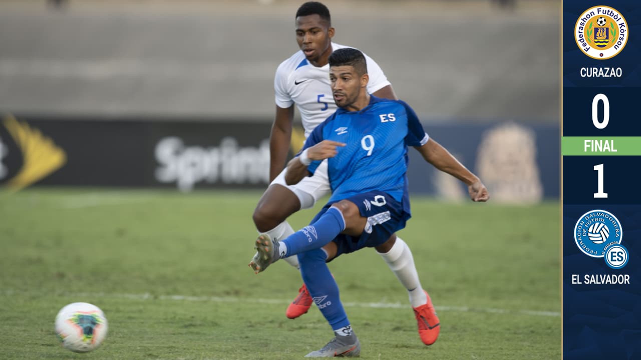 El Salvador dominó a una desordenada Curazao y se llevó el triunfo en Kingston