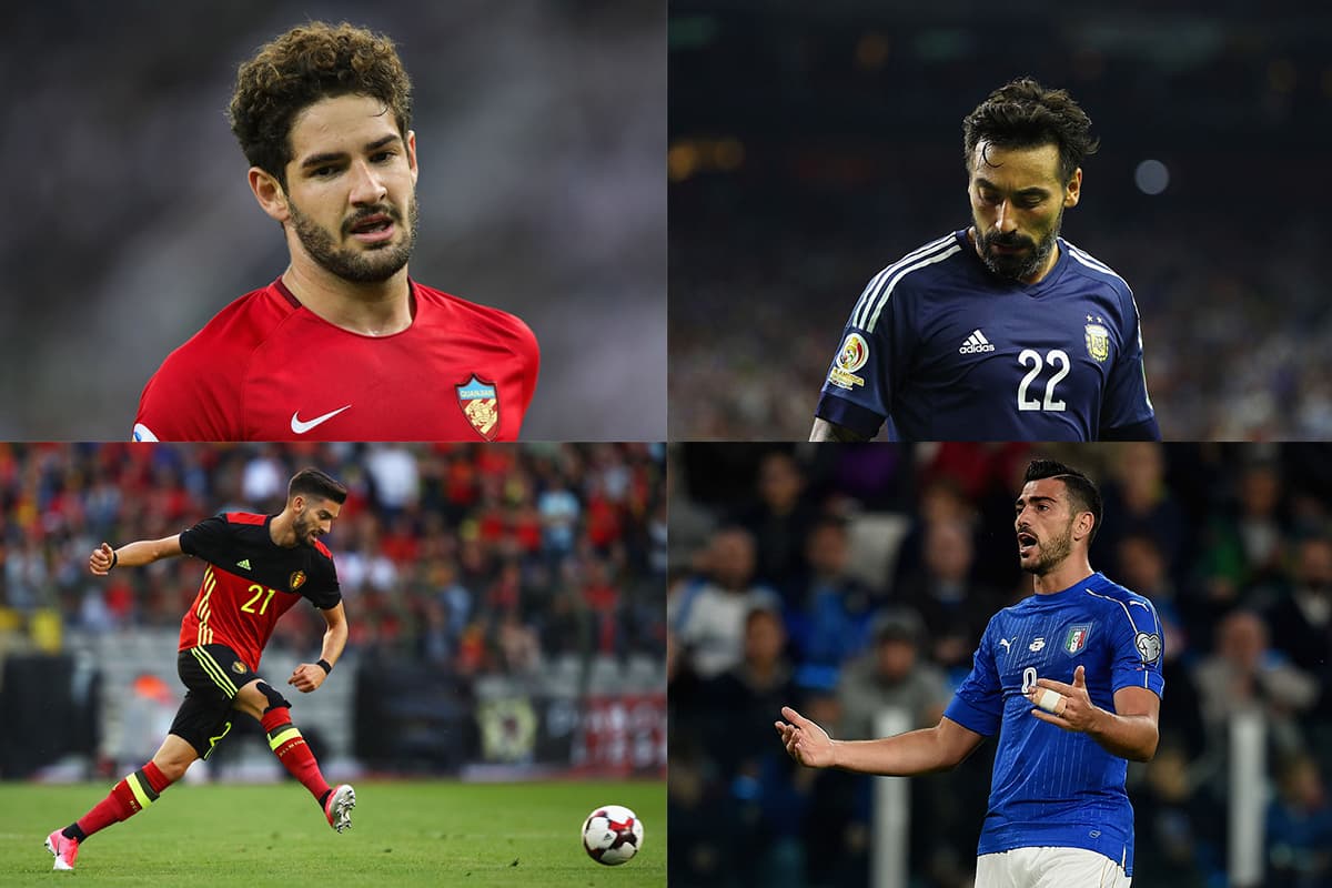 Por motivo económico o competitivo estos cracks dejaron el fútbol de Europa y ahora juegan en China, pero en su mayoría alejados de sus selecciones nacionales.