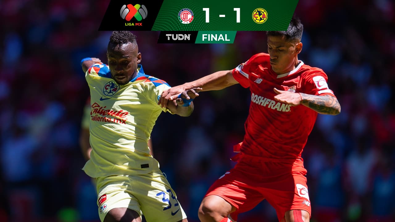 Sale vivo del infierno... América y Toluca igualan en atractivo juego