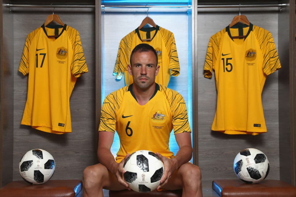 Matthew Jurman, del Suwon Bluewings de Corea del Sur, es otro de los defensas australianos. LO acompañan en el listado como zagueros, James Meredith y Josh Risdon.
