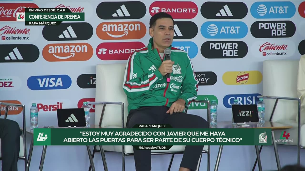 La promesa de Rafa Márquez en sus primeras palabras como ténico de México