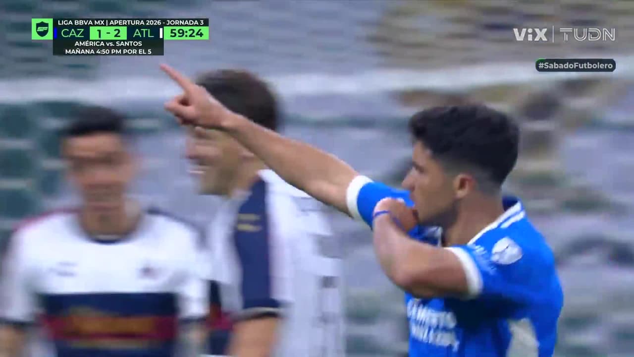 ¡Este sí cuenta! Nico Ibáñez rompe el cero de Cruz Azul