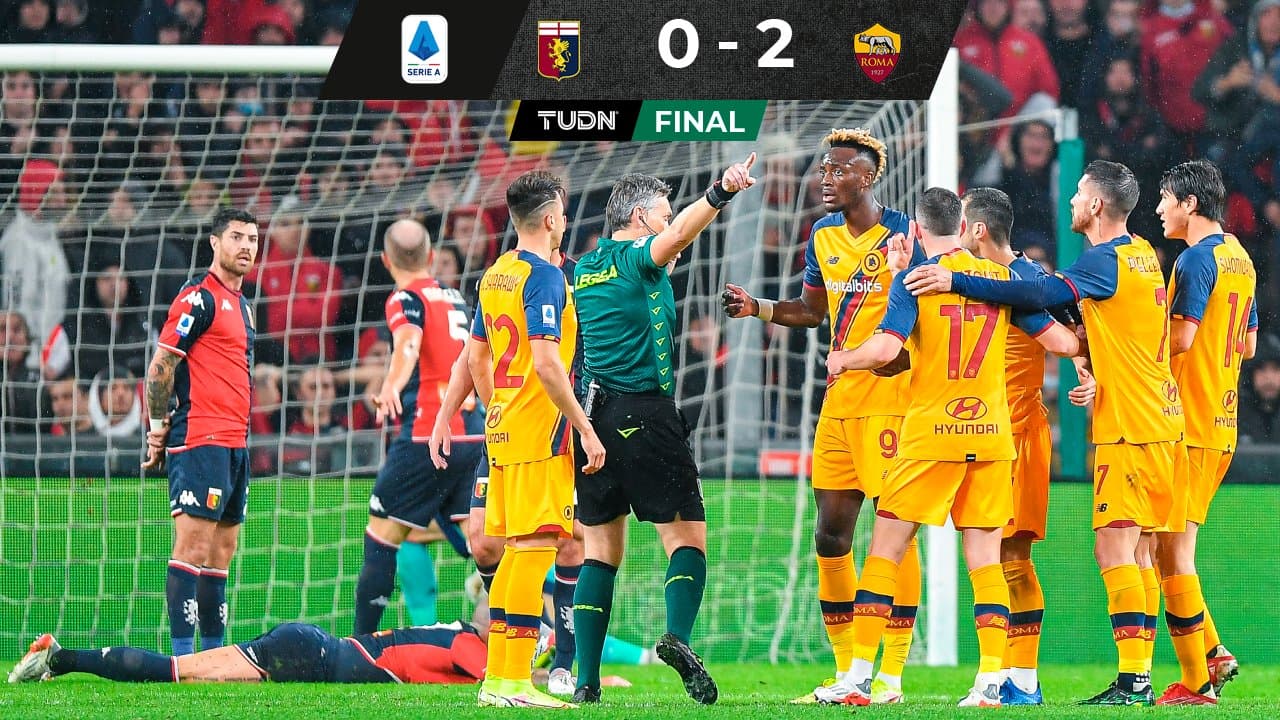 Serie A Genoa 0-2 Roma: Resultado, goles y resumen