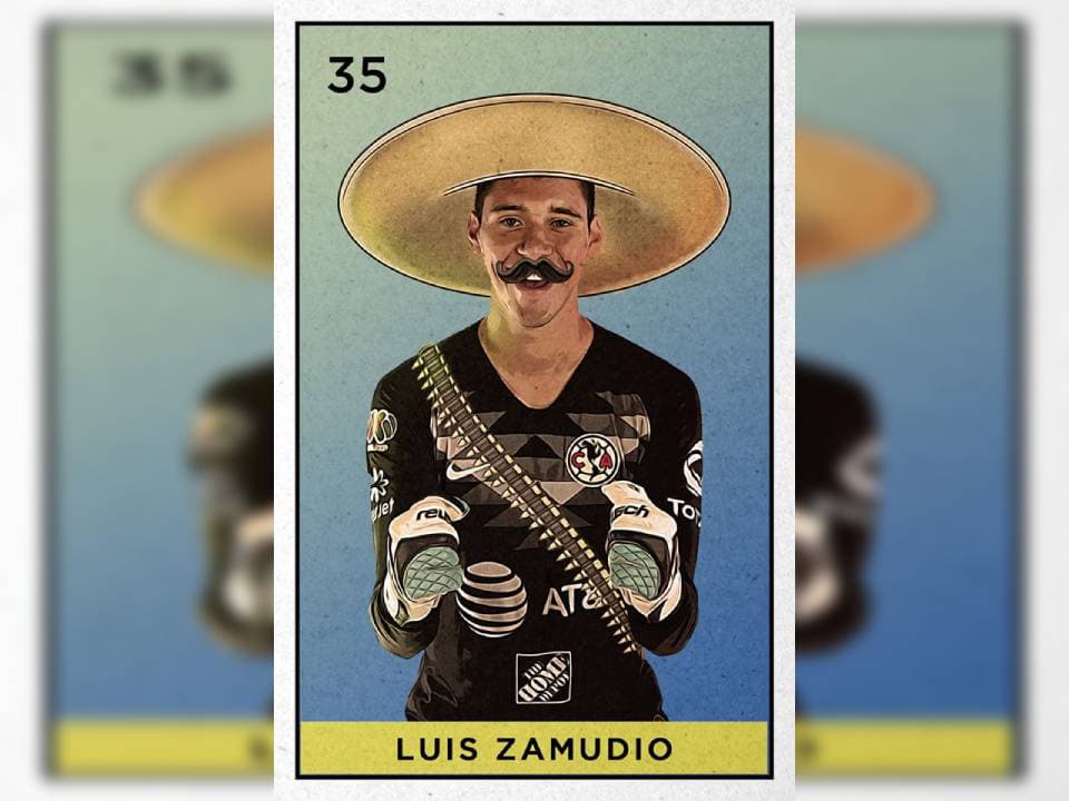 Los jugadores americanistas al estilo de la Revolución Mexicana para conmemorar el 20 de noviembre.